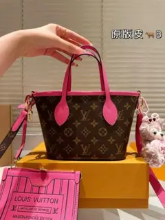 Louis Vuitton ミニショルダーバッグ ブラウン/ピンク