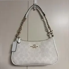 COACH コーチ テリ ショルダーバッグ ホワイト 白