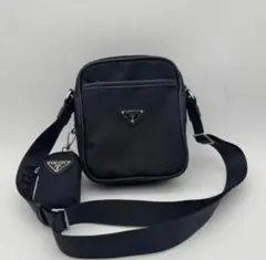 PRADA ショルダーバッグ ブラック ミニポーチ付 ノベルティ