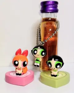 パワーパフガールズ ミニフィギュア マグネット キーチェーン