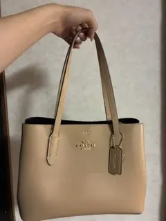 COACH バッグ　ベージュ