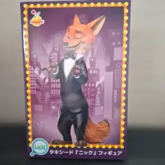 ハッピーくじ　ディズニー　ズートピア ラスト　タキシード『ニック』フィギュア