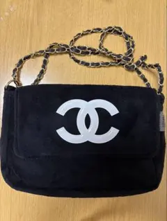 新品CHANEL ノベルティショルダーバッグ ブラック