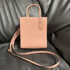 COACH⭐︎ミニカシントートピンク⭐︎中古品⭐︎2wayショルダーバッグ