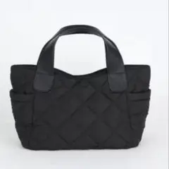 ★デニーズ福袋2026　オリジナル キルティングバッグ　黒　新品 バッグのみ