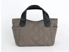 【新品未使用】デニーズ 福袋 2026 キルティングバッグ チャコールグレー