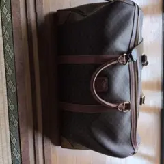 CELINE マカダム柄 ボストンバッグ 旅行鞄