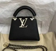 ルイ・ヴィトン 黒 レザーハンドバッグ