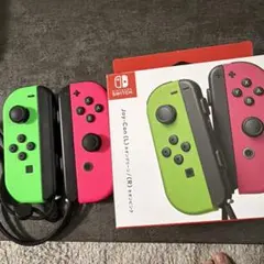 Nintendo Switch Joy-Con ネオングリーン/ネオンピンク